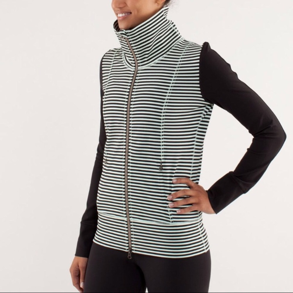 Mint and black lululemon jacket